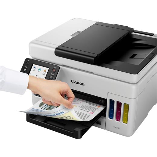 Canon MAXIFY GX6040 MegaTank Çok Fonksiyonlu Tanklı Yazıcı / Tarayıcı / Fotokopi / Wi-Fi / Ethernet / ADF (24/16ppm)